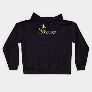 Groom wedding accessories Kids Hoodie